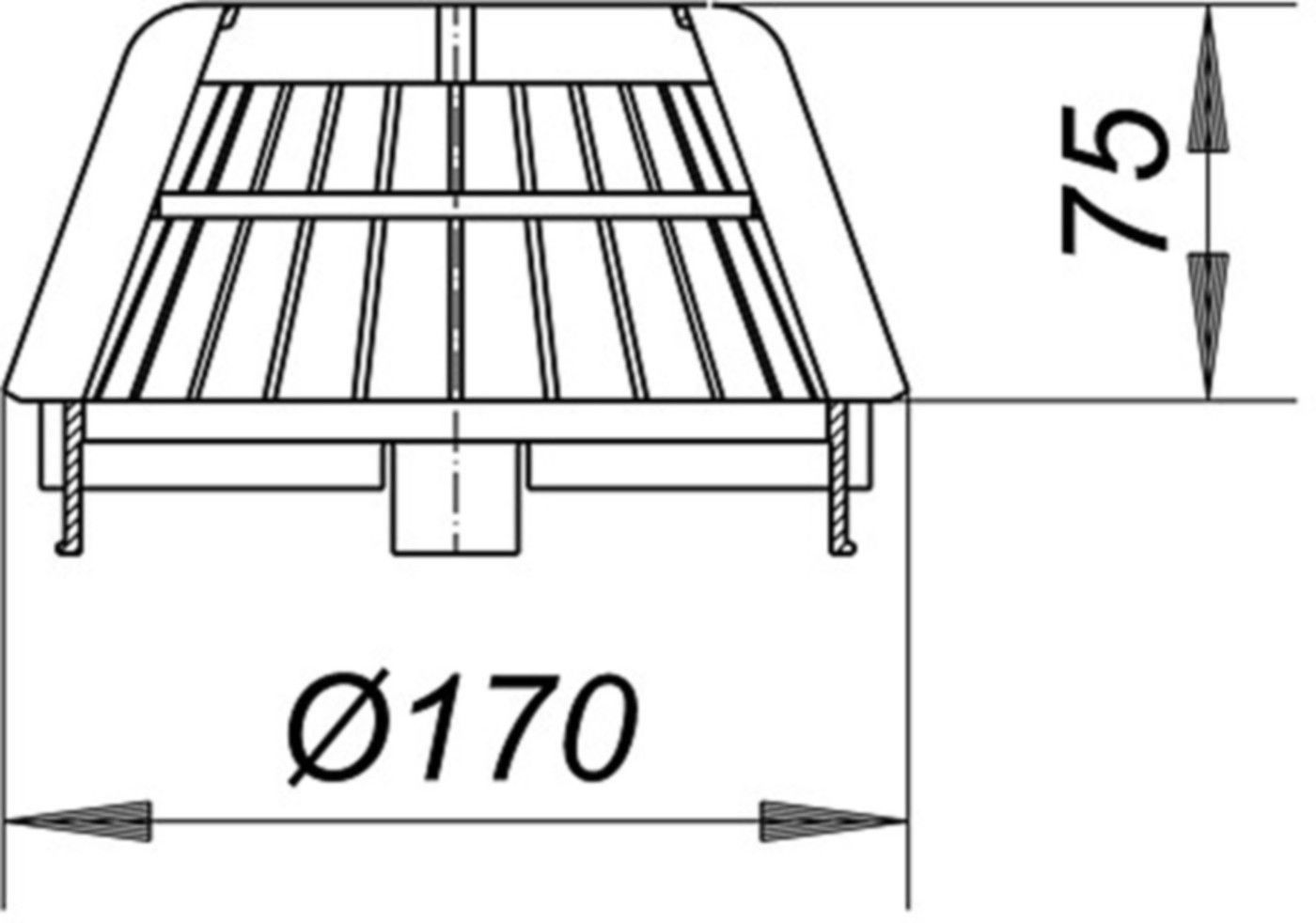 Laubfangkorb S 15 10-620996 zu Aufstockelement 630 - SCHACO Entwässerungstechnik
