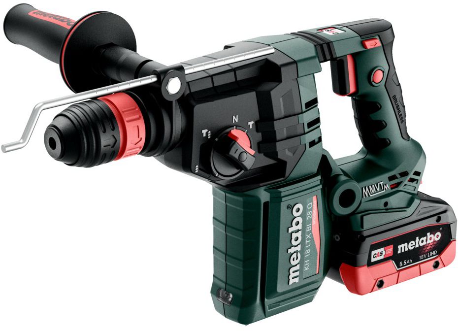 Akku-Kombihammer KH 18 LTX BL 28 Q 18V, 3.0 J , 2x 5,5 Ah , solo in metaBOX - Metabo Elektrowerkzeuge