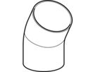 Segmentbogen 30° d 250mm 371.030.16.1 - Geberit-PE-Formstücke