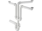 Spültischsifongarnitur PP 3-teilig d 56mm - 1 1/2" 152.808.06.1 - Geberit-Sifon + Apparateanschlüsse
