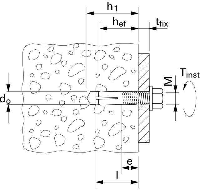 FISCHER Einschlaganker EA II M12x25 (532233) - Fischer Befestigung