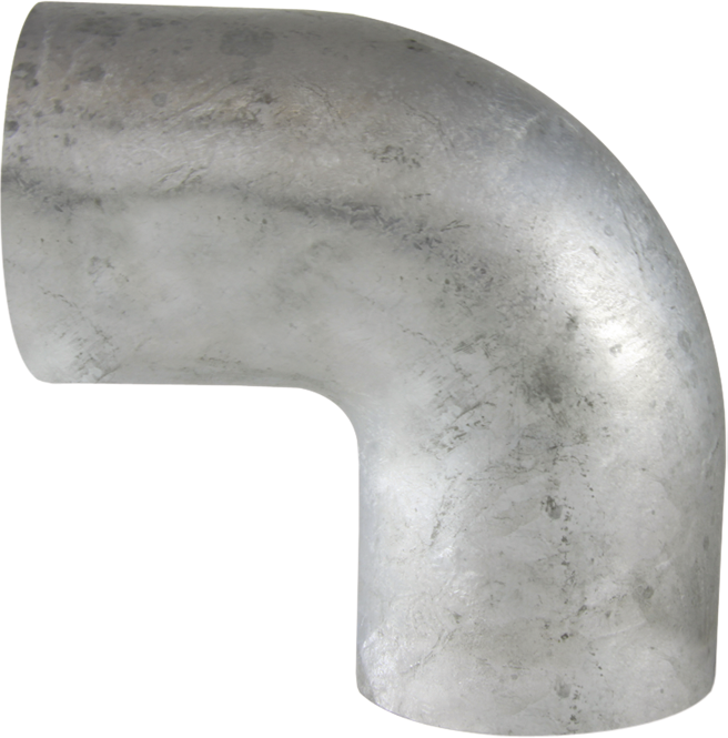 Bogen verzinkt 90° glatt 120mm 813 - Ofenrohre und Zubehör
