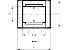 COOL-FIT Muffe vorisoliert 140x200mm 738 914 116 - GF COOL-FIT 2.0