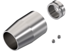 Handlaufsteckrohr  verdeckt 2-teilig 26.9 mm , geschliffen 1.4301 - INOXTECH-Handlauf-/Geländer-System