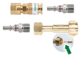 PERKEO Quicky Umfüll-Set für Propan inkl. Umfüllstutzen m. Shell-Anschluss - Spenglerwerkzeuge