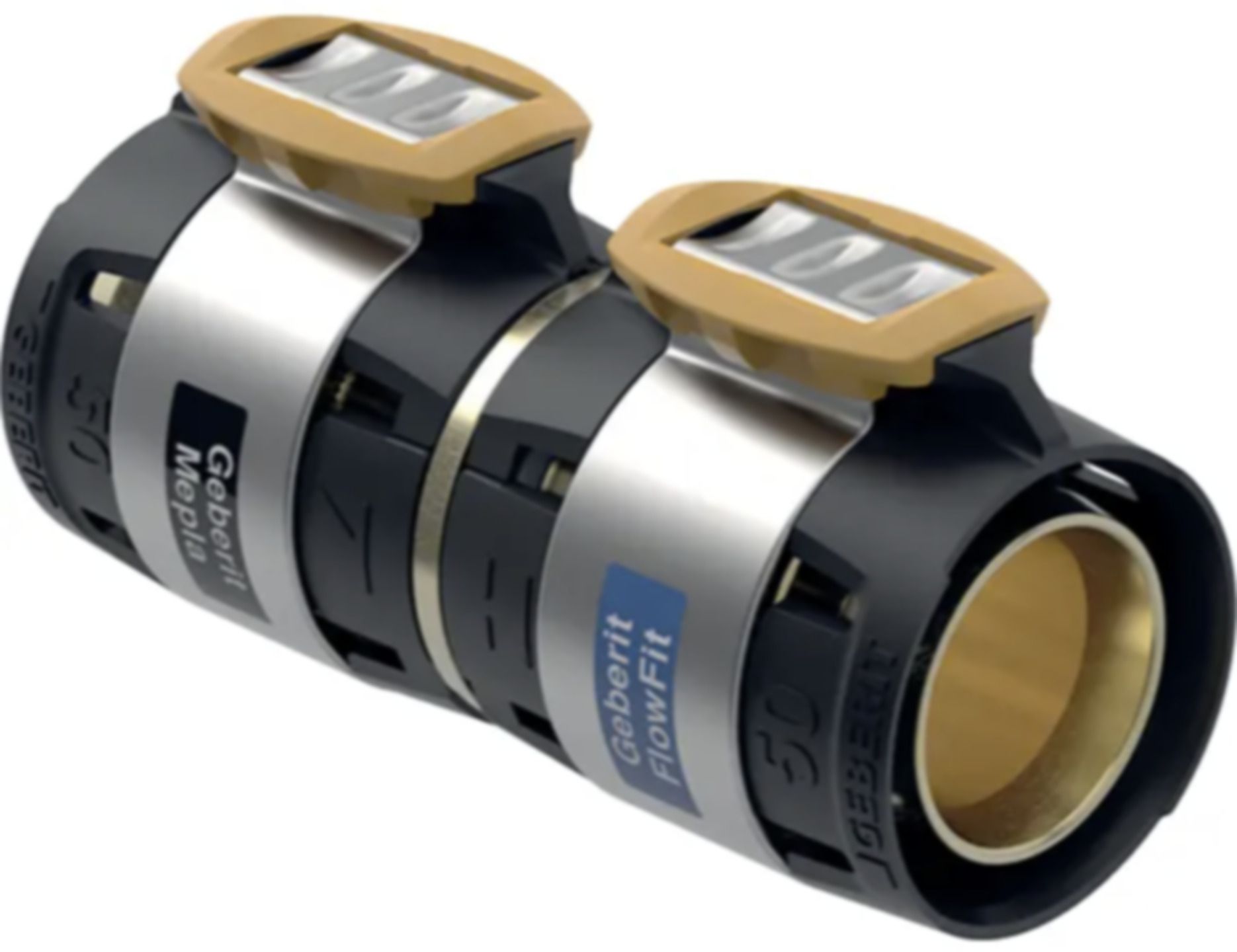 Übergang 16mm-16mm 620.090.00.1 auf Mepla - Geberit FlowFit-Rohre/Formstücke