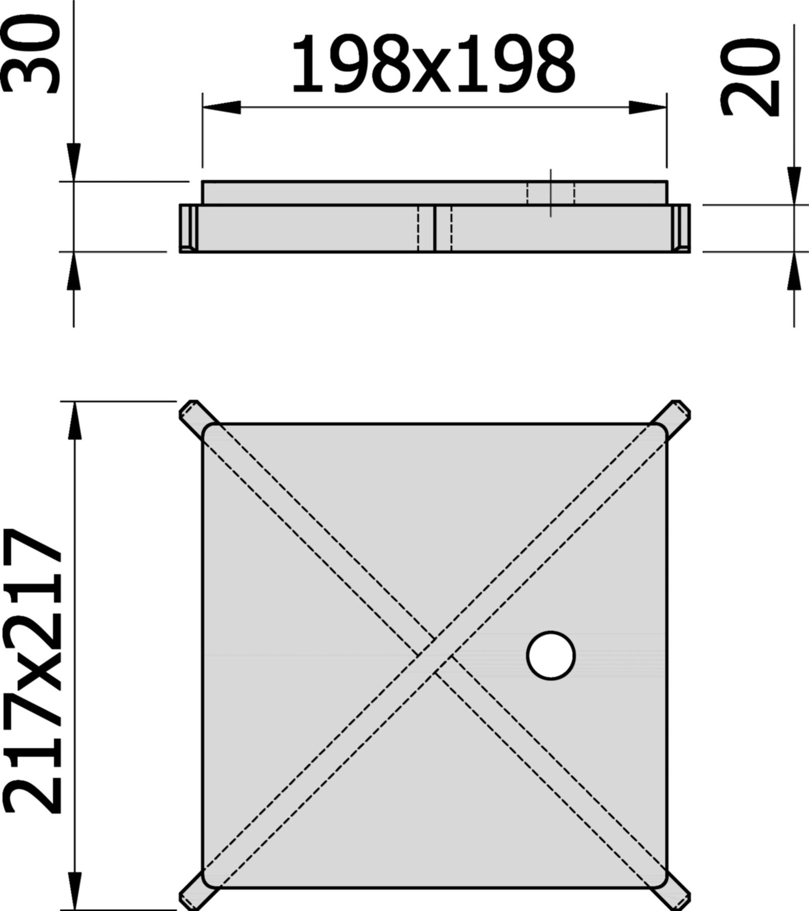 Schlitzrost Gully 157 V2A M125 217x217 408030 - ACO Passavant Entwässerungstechnik