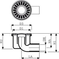 Fig. 1630 006 00 1to - Bodenabläufe von Roll