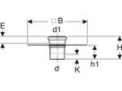 Dampfsperrenanschl. m/Steckmuffe 110mm 359.167.00.1 - Geberit-Dachentwässerung