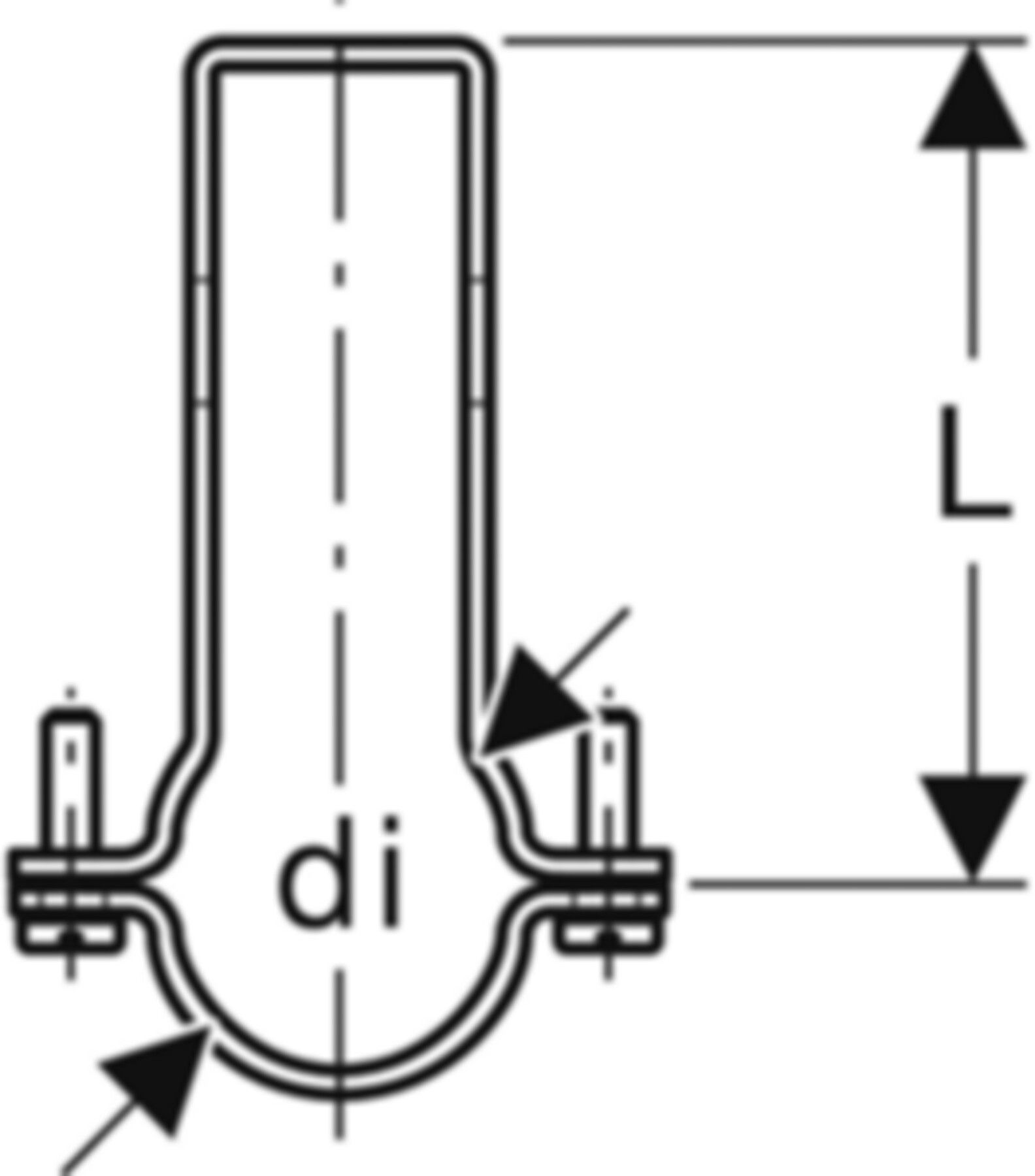 Pluvia Rohrschelle d 63mm 364.861.00.1 - Geberit-Dachentwässerung
