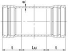 STM-Schlaufe Novo-Sit MM DN 200 - WILD Steckmuffenformstücke