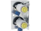 Traverse f. vertikal montierte Wandarm. Aufputz mit zwei Wasseranschlüssen 1/2" 461.746.00.1 - Geberit-GIS