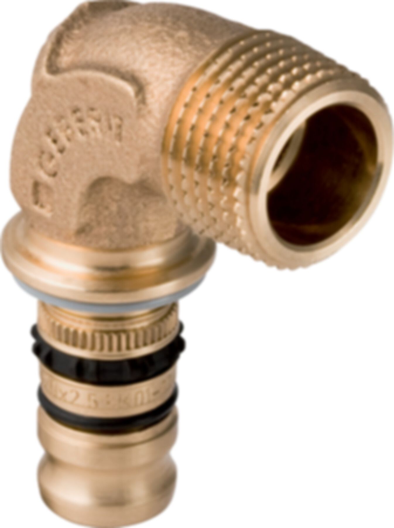 Übergangsbogen 90° m/AG 32mm- 1" 604.254.00.5 - Geberit-Mepla-Formstücke