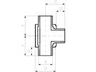 COOL-FIT T-Stück vorisoliert 140x200mm 738 204 116 - GF COOL-FIT 2.0