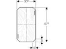 Montageplatte 31 x 58 x 3cm 461.035.00.1 - Geberit-GIS