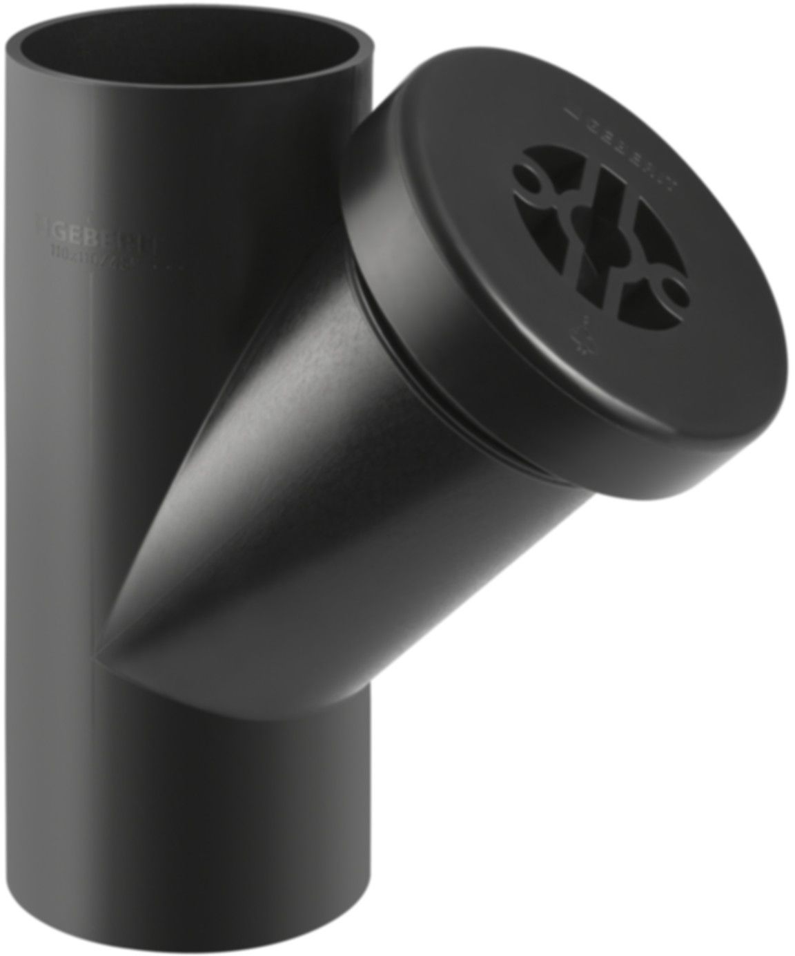 Putzstück 45° 368.453.16.1 d 125/110mm - Geberit-PE-Formstücke