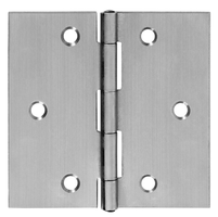 CHARMAG Scharnier kantig, mit vernietetem Stift HxB=40x40mm, Inox - Scharniere, Verschlüsse und Zubehör