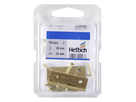Hettich Scharnier messing matt, 38 x 25 x 1mm, à 2 Stk - Diverse Möbelbeschläge und Zubehör