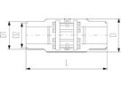 COOL-FIT Absperrklappen Typ 567 140mm beidseitig Stutzenfitting 138 567 316 - GF COOL-FIT 2.0