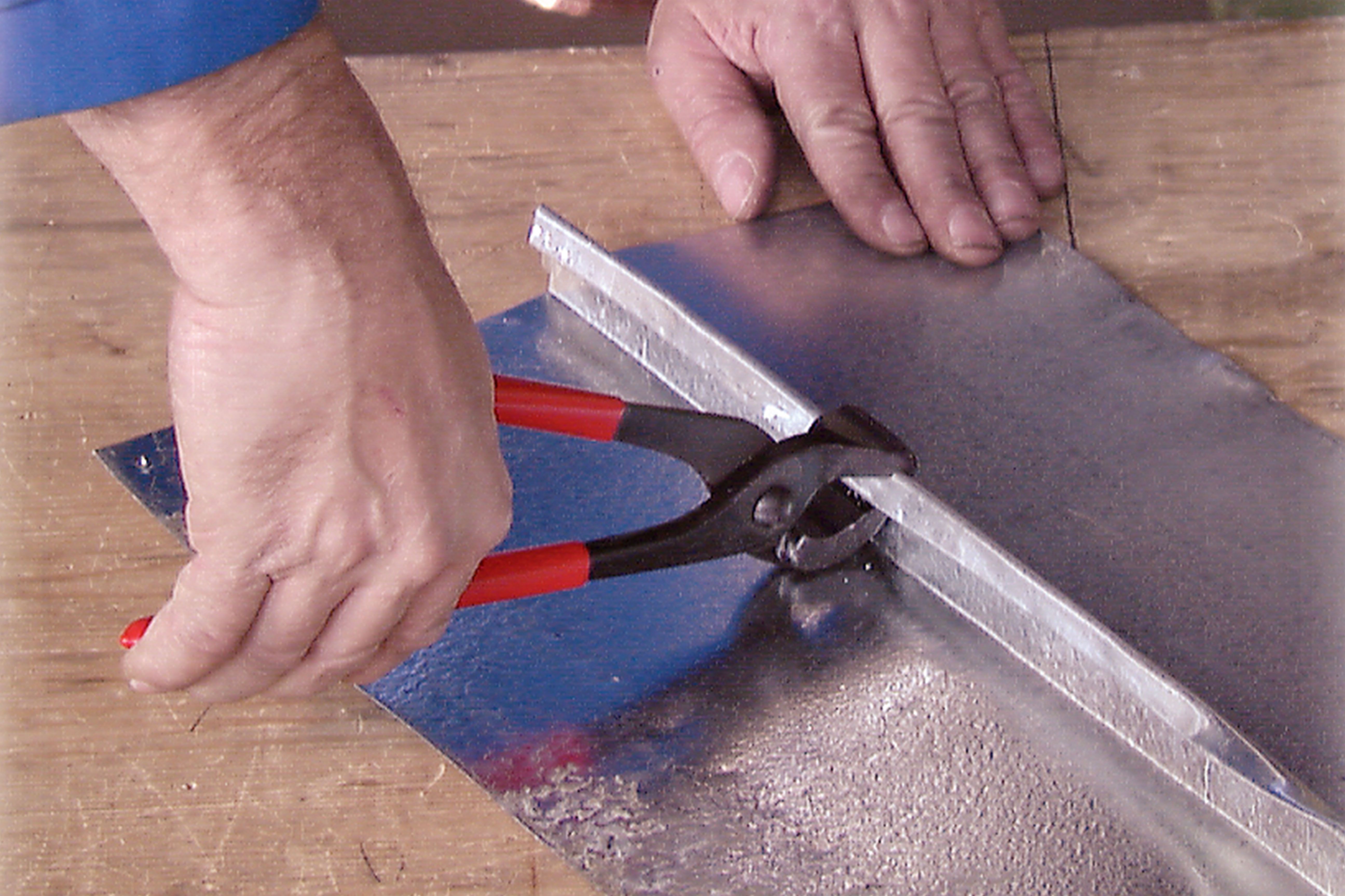 STUBAI Falz-Aufbiegezange 2795 , 250mm , PVC Isolierung - Spenglerwerkzeuge
