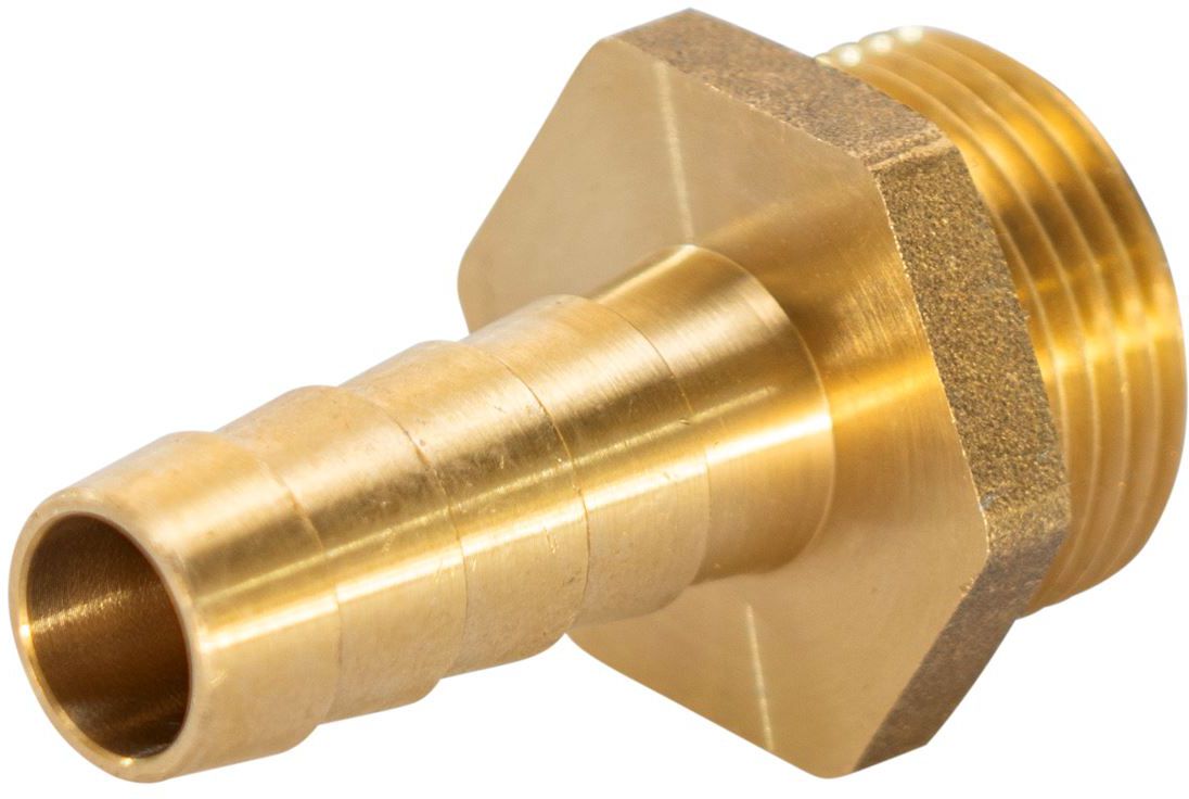 TEGUFIX Schlauch-Raccord mit AG, 6-kt. Ø 16mm - G 3/4", 55002.051 - Tegum Armaturen