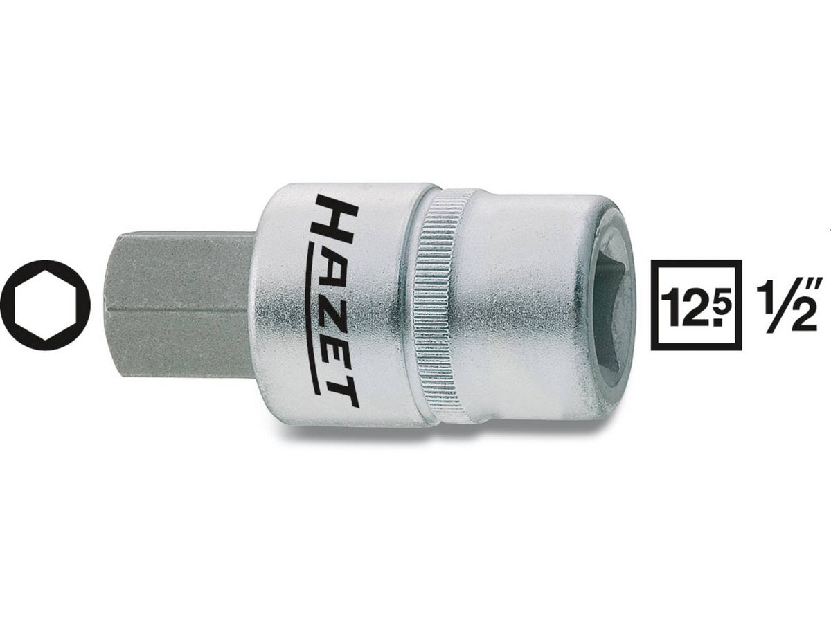 Hazet 986LG-10 Schraubendreher Einsatz 10mm - Made In Germany